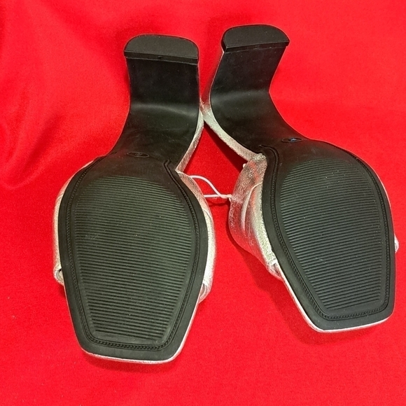 A New Day Silver Heeled Sandals - Picture 5 of 7